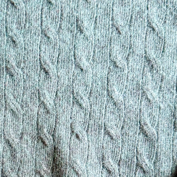 Lacoste Men's XL Woolmark Cable Knit Crewneck Sweater Dark Green - Picture 8 of 13